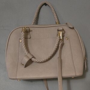 Light Cream Color Madison West New Elegant Beige Handbag